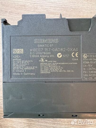 Siemens Simatic S7-300 Coupler 6ES7 157-0AD82-0XA0