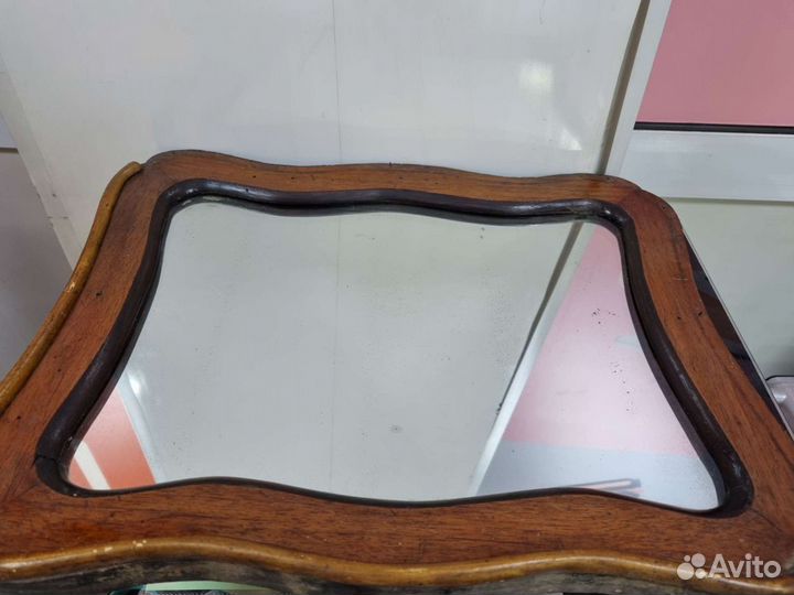 Антикварное зеркало. Размер 43 см 34 см