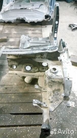 Левый лонжерон hyundai solaris 1