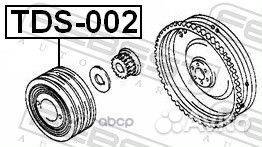 Шкив коленвала 2L/2LTE/3L/5L/5LE (toyota mark 2
