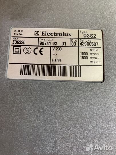 Bosch Logo, Electrolux ZO 6320 OXY3