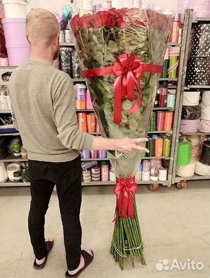 Высокие розы Гигантские розы Доставка цветов