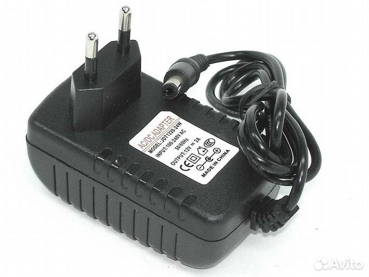 Блок питания AC 5.5x2.5мм, 12V, 2A (24W)