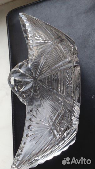 Хрустальная конфетница СССР