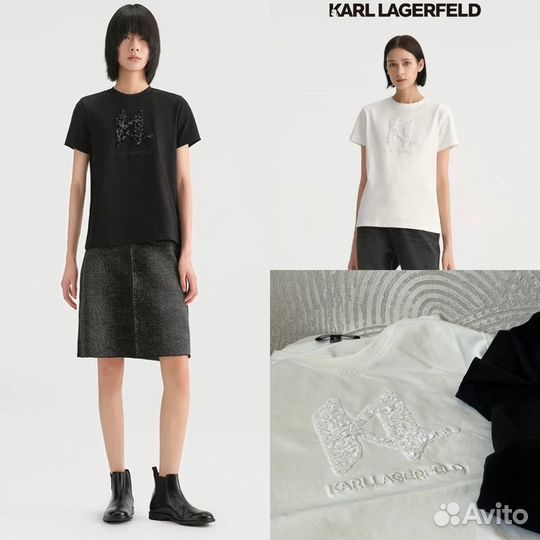 Karl lagerfeld футболка S,M,L оригинал