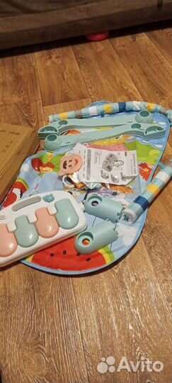 Развивающий коврик с пианино новый