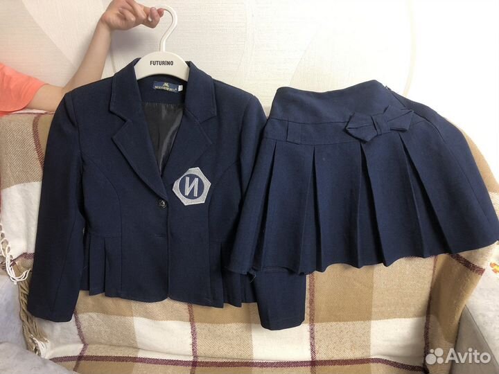 Школьный костюм для девочки 122