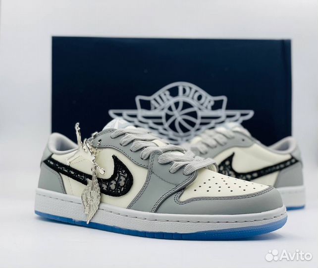 Кроссовки nike air jordan 1 dior