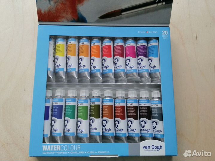 Профессиональная акварель Ван Гог (van Gogh) 20 цв