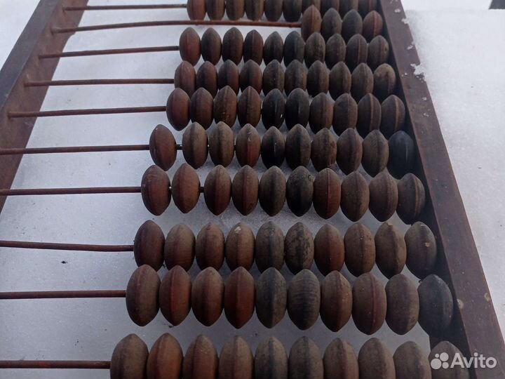 Деревянный счёт старинный