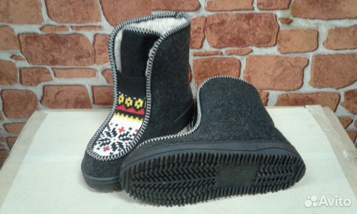 Ботинки войлочные