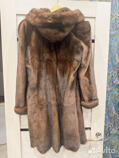 Шуба норковая 42 44 бу