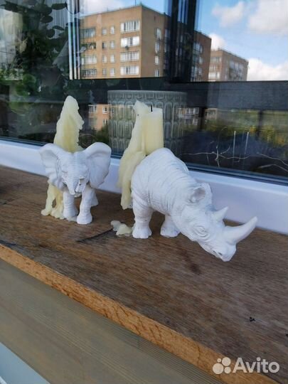 2 подсвечника гипс. Boconcept