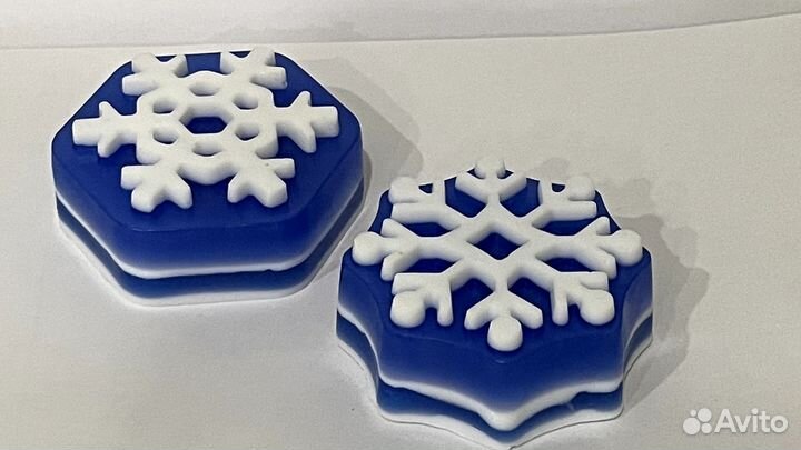 Мыльные снежинки