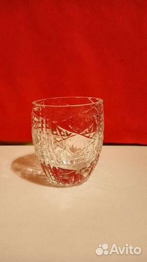Хрустальные рюмки СССР 4 вида