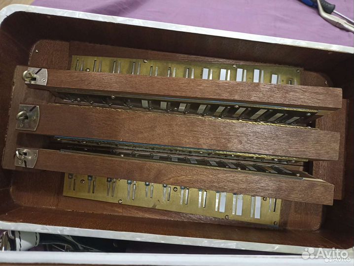 Концертная мастеровая тульская гармонь