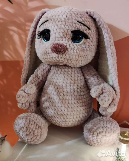 Мягкая игрушка заяц ручная работа