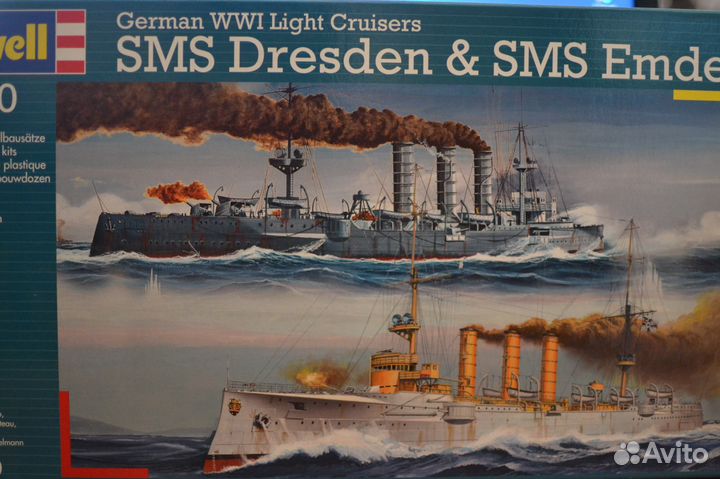 Корабль SMS Dresden SMS Emden 1/350