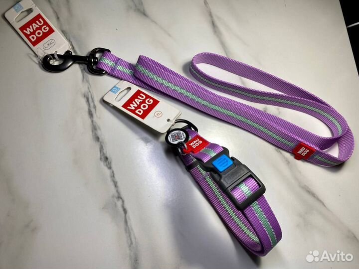 Амуниция collar waudog Nylon с эфф. 