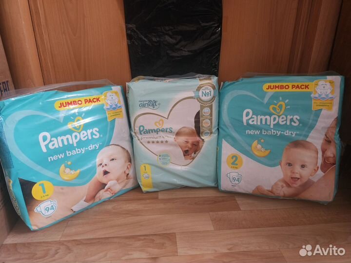 Подгузники Pampers/ Huggies/ Merries