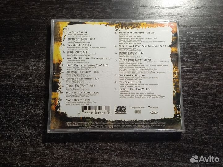 Led Zeppelin CD How The West Was Won