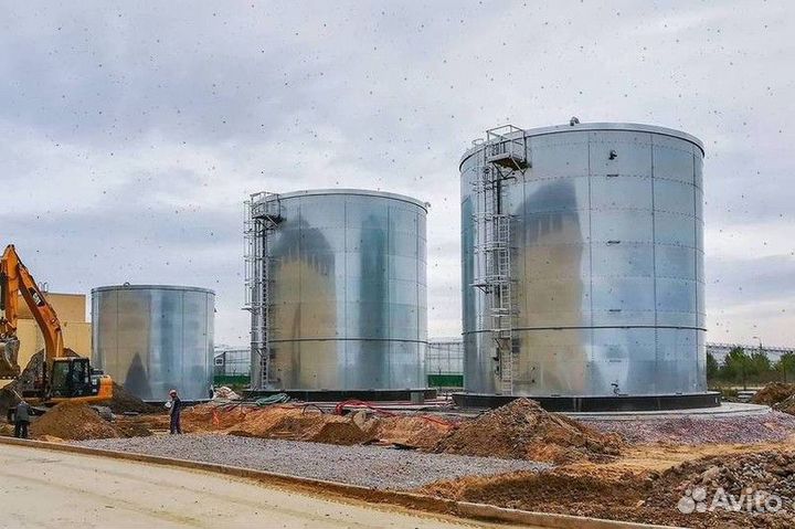 Резервуары горизонтальные, вертикальные