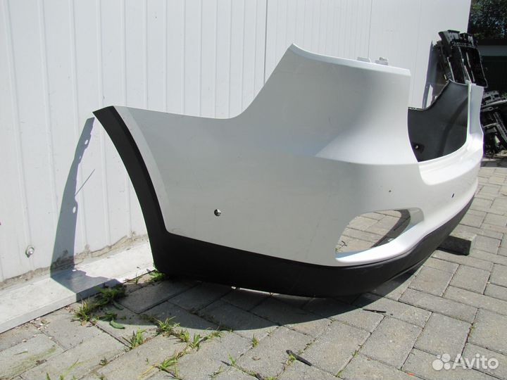 Kia Sorento 3 Prime бампер задний цвет белый 2017+