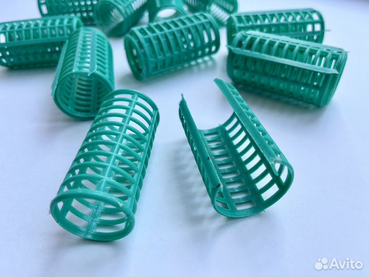 Бигуди с зажимом 10 шт