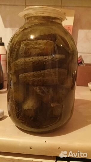 Огурцы соленые,капуста красная,лук порей