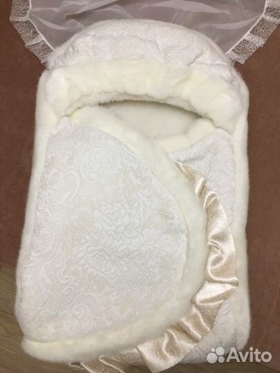 Конверт на выписку из овчины