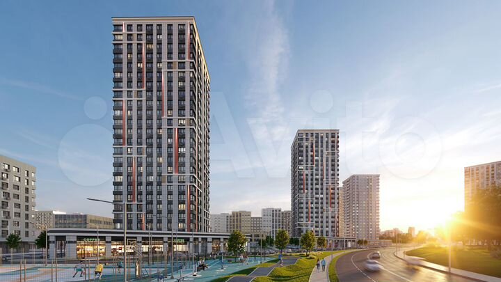 3-к. квартира, 101,5 м², 12/15 эт.