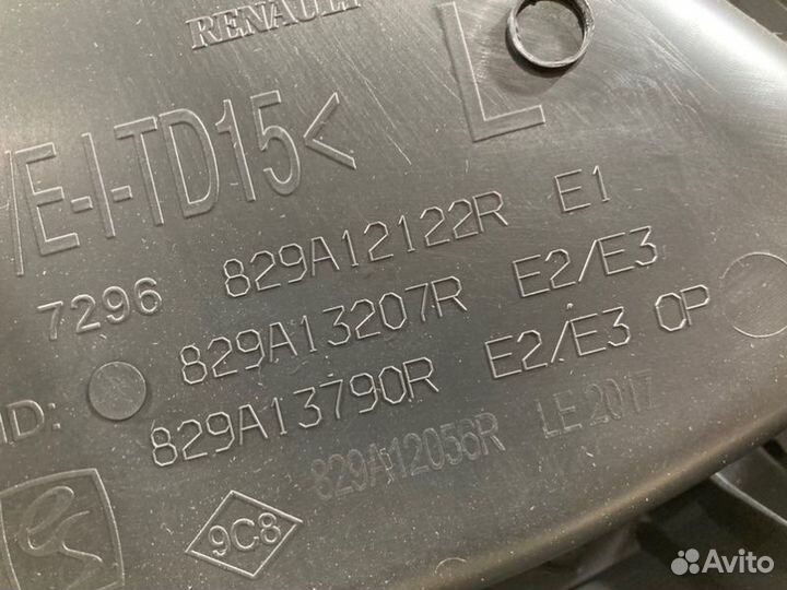 Обшивка боковой двери задняя левая Renault Kaptur