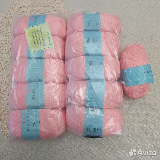 Пряжа пехорка жемчужная