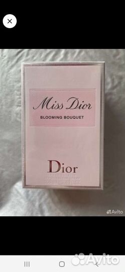 Туалетная вода miss dior