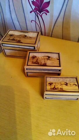 Шкатулки. Набор шкатулок из 3х штук 