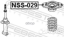 Опора амортизатора nissan primera 96-01 зад
