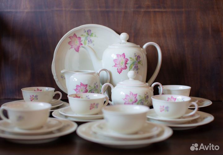 Антикварный чайный сервиз Германия 1922г