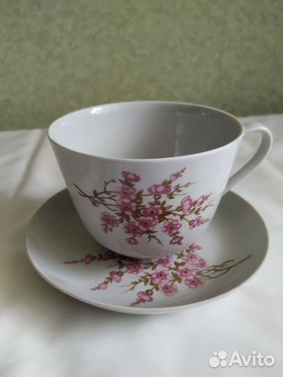 Чашки с блюдами, СССР, Дулевский завод