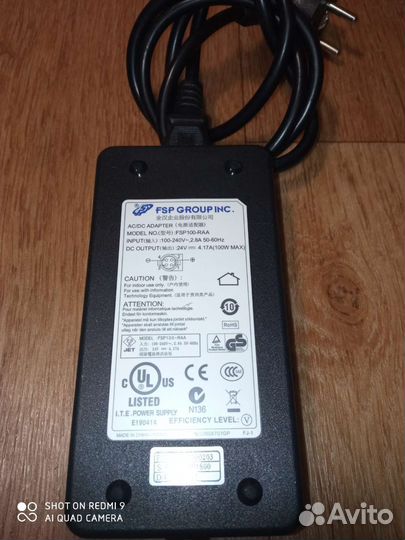 Блок питания для ноутбуков FSP 100-RAA, Lenovo