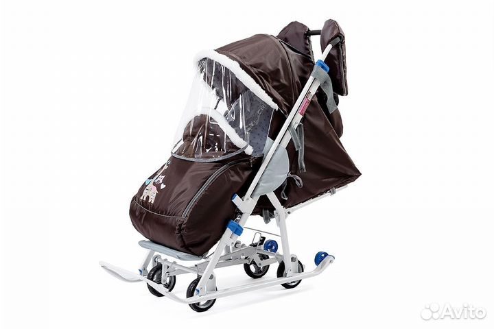 Детские санки коляска Ника (ндт 2)