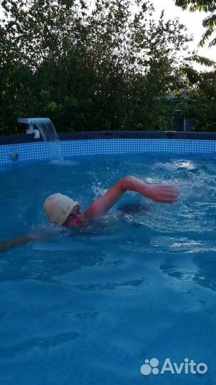 Каркасный бассейн intex бу