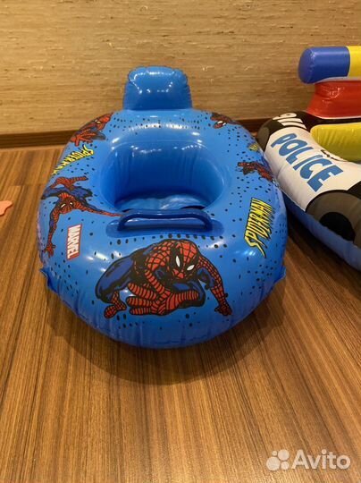 Полотенце халат пончо, надувной круг игрушки