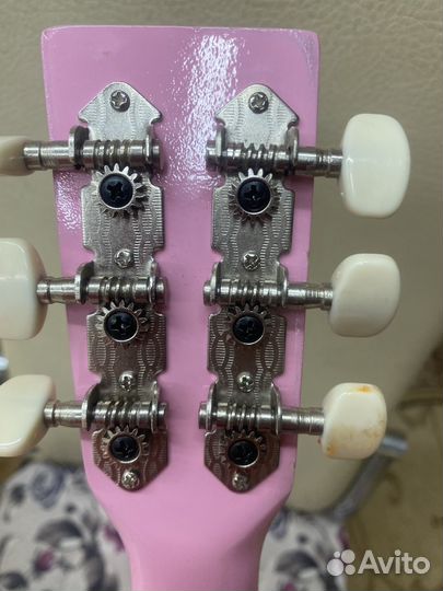 Акустическая гитара детская,деревянная