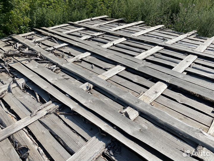 Тес необрезной