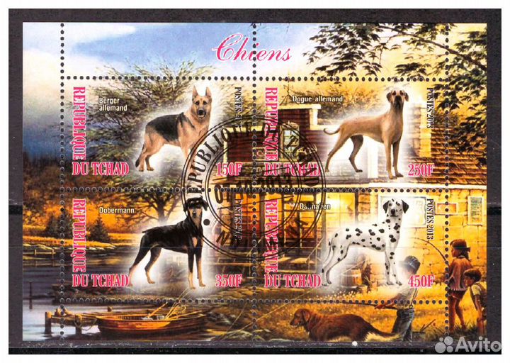 Домашние животные (Почтовые марки, блоки)