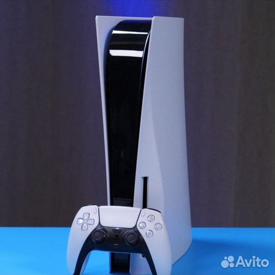 Sony playstation 5 с дисководом Ростест+диск