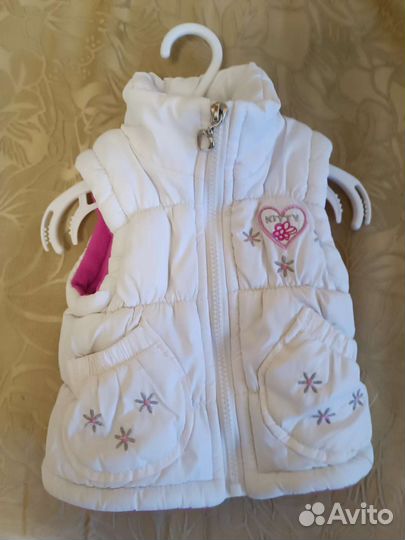 Жилетка для девочки 80