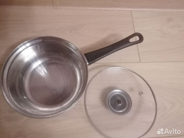 Ковш с крышкой и турка для кофе