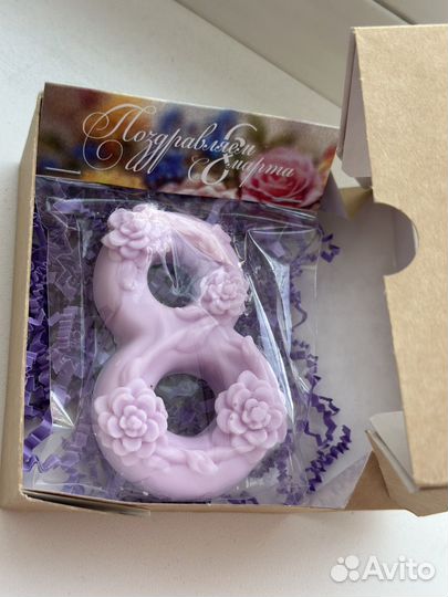 Мыло ручной работы 8 марта