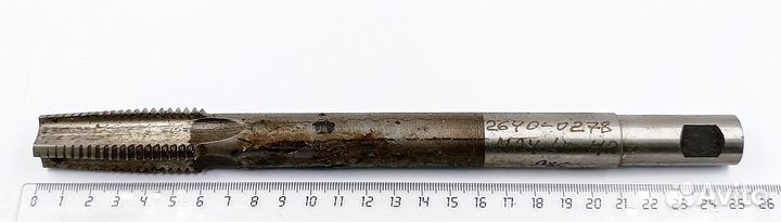 Метчик Гаечный М 24 (3) хвостовик с лысками (левый